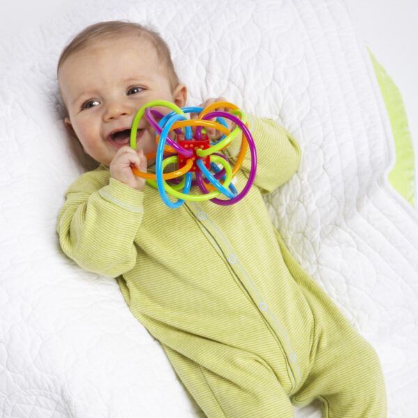 Winkel Rattle & Sensory Teether Toy - Image 2